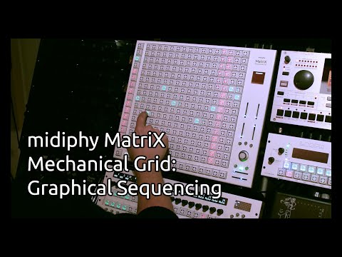 midiphy MatriX Mechanical Grid: Graphical Sequencing with the SEQ v4+