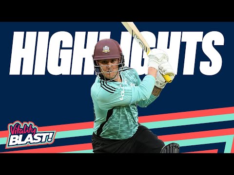 Roy POWERS Surrey to London Derby win! | Middlesex vs. Surrey - Highlights | Vitality Blast 2022