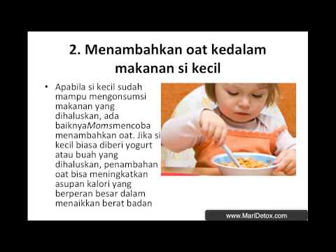 Sarapan untuk anak-anak untuk menurunkan berat badan Resep untuk melangsingkan oatmeal madu kenari