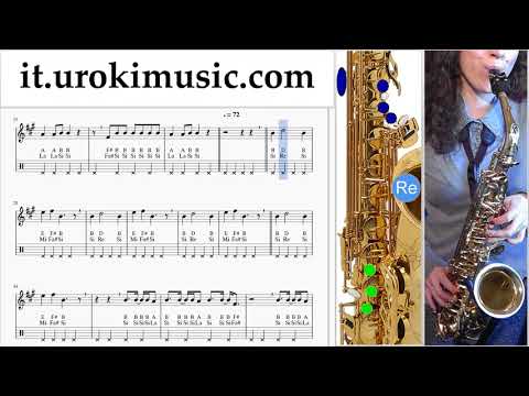 Lezioni di Sassofono Contralto Nicky Jam ft. Will Smith - Live It Up Tutorial Spartito um-ih276