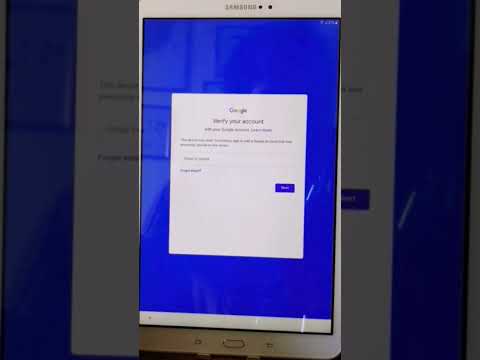Samsung Galaxy Tab A FRP BYPASS