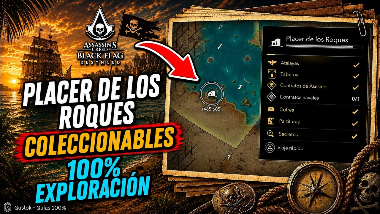 Placer De Los Roques Exploración 100% Todos Los Coleccionables |Assassin’s Creed Black Flag Resynced Placer De Los Roques Exploración 100% Todos Los Coleccionables |Assassin’s Creed Black Flag Resynced