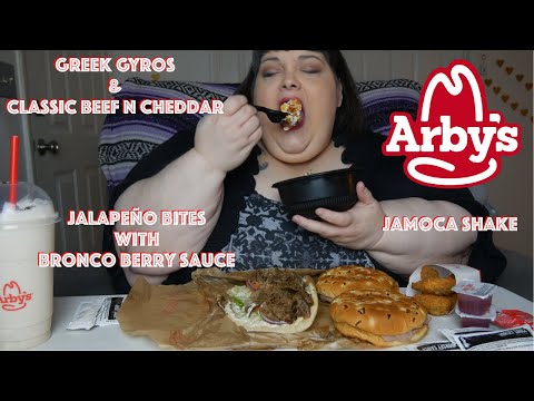Arby's Greek Gyros & Classic Beef N Cheddar Mukbang
