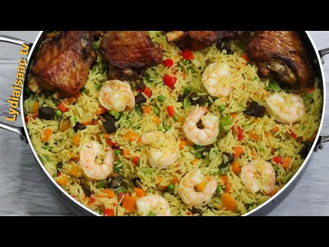 HOW TO MAKE NIGERIAN ONE POT FRIED RICE | QUICK AND EASY ONE POT  FRIED RICE RECIPE