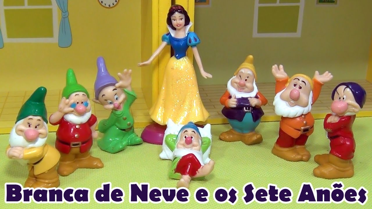 Branca de Neve e os Sete Anões - NOVO !! Brincando com a tia Cris #TiaCris