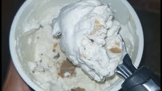 vanilla ice cream with Reese