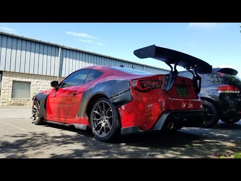 Cutting off pieces of my FRS Installing Rocket Bunny Pandem