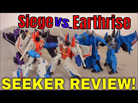 Siege Vs. Earthrise Seekers, Skywarp and Thundercracker QC Fixes - GotBot True Review NUMBER 750