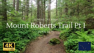 Juneau Alaska Mount Roberts Trail Part One 4k at 30fps