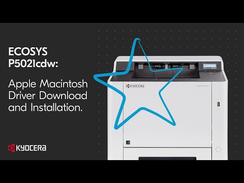 Установка драйвера Macintosh на Kyocera P5021cdn