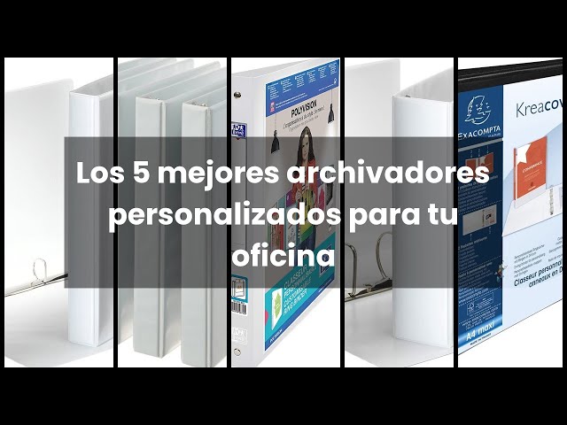 Vídeo relacionado con Esselte FSC A4 4 DR/25 mm - Archivador para Presentación (Con Anillas Personalizable, Capacidad para 140 Hojas, Cartón Recubierto de Polipropileno), Color Blanco