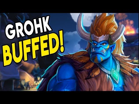 GROHK HEALS + MAELSTROM BUFFED | Paladins 1.4 PTS Grohk Gameplay