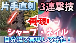 シャープ・ネイル SAOソードスキル自分流で再現してみた！パート24