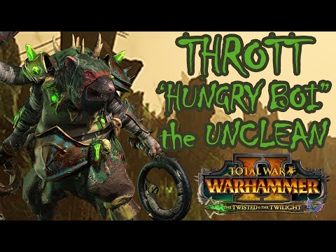 NEW LORD: Thrott the Unclean - Skaven vs Wood Elves // Total War: WARHAMMER II Early Access Battle