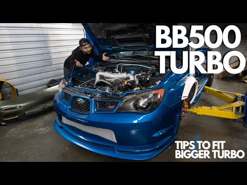2007 Subaru WRX STI; Grimmspeed BB500 Turbo (Tips to fit an after market turbo Better)