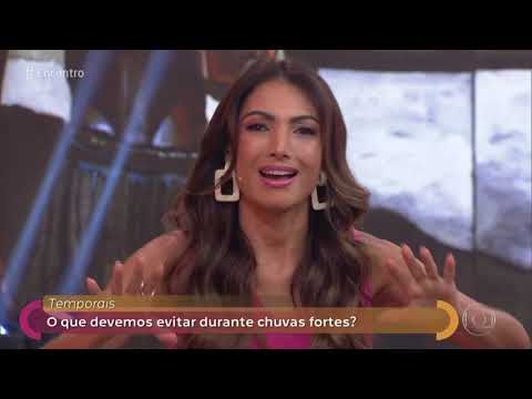 Encontro com Fátima Bernardes 07/02/2019 - Moacyr Duarte tira dúvidas da plateia sobre temporais