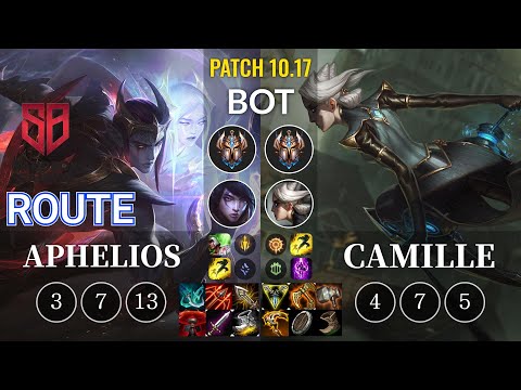 SB Route Aphelios vs Camille Bot - KR Patch 10.17