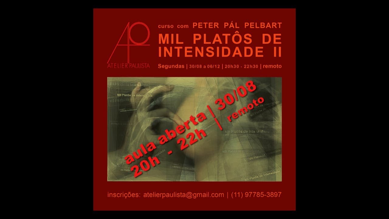 Mil Platôs de Intensidade II - curso com Peter Pál Pelbart