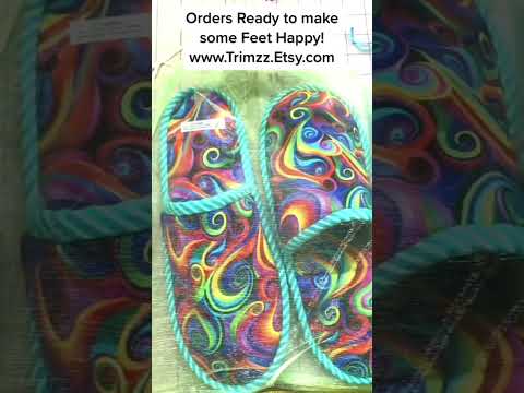 Once Upon a Time I was Making Slippers #trimzz #trimzz.net #handmade #handmadeslippers #slippers