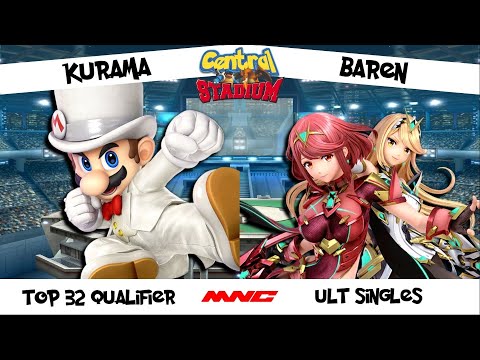 Central Stadium - Top 32 Qualifers - Kurama (Mario) vs Baren (Pyra & Mythra)