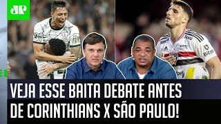 ‘Corinthians e São Paulo vão se enfrentar e…’: Veja o que Mauro Cezar e Vampeta falaram do clássico