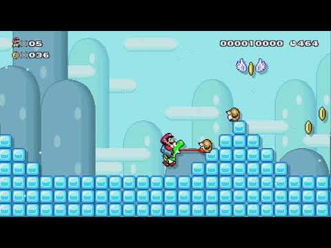 88 Story Mode ~ Monty Mole Iceberg Getaway for Warrior Dad - Super Mario Maker 2 - No Commentary 1bu