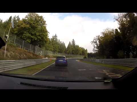 Ford Fiesta ST + Megane RS Nürburgring Nordschleife wet