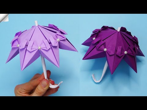 How to make paper Umbrella Easy paper crafts