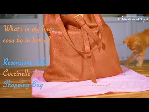 What's in my bag: cosa ho in borsa?   Recensione della Coccinelle Joy Shopping Bag