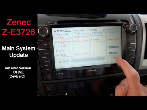 ZENEC Z-E3726 - Software Update without DeviceID: Detailed Video Instructions