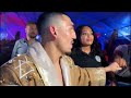 FANS MOB TEOFIMO LOPEZ AFTER HIS WIN OVER PEDRO CAMPA