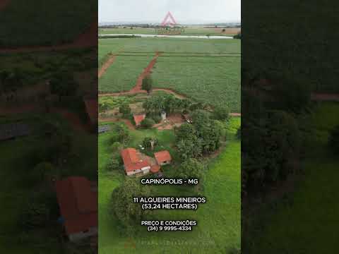 Fazenda à venda em Capinópolis com 11 alqueires mineiros - Triangulo Mineiro - Minas Gerais