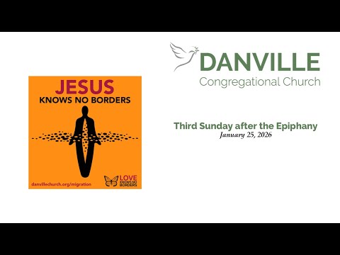 January 25, 2026 – Third Sunday after the Epiphany