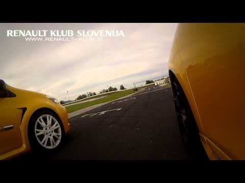 Drag race Renault Clio R.S. EDC vs Clio R.S. 200 cup