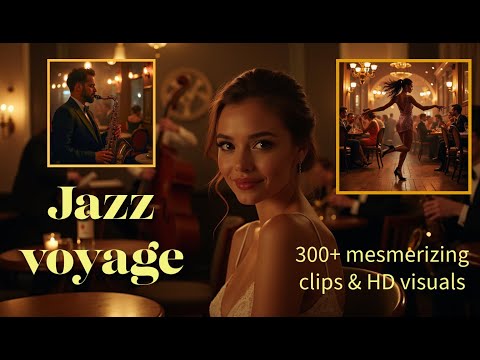 Jazz Voyage – 100 Minutes of Elegant Jazz Music with Captivating Visuals | Swing, Smooth, Night Mood