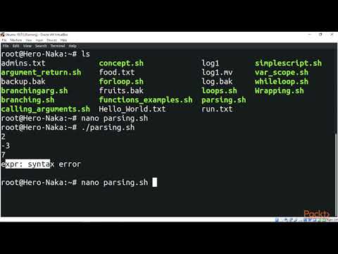 Linux Shell Scripting Automating Command Line Tasks Parsing – Check Whether | packtpub com