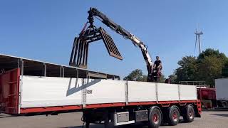 Semi-trailer flatbed Floor FLO-17-30S O4/DA Kennis kraan 16.00+ Stenenklem | Gambar 4 - Autoline
