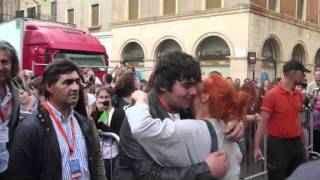 Fibra,Gualazzi,Mengoni,Noemi,Zero ,Mannoia ,J-ax arrivano per le prove all'Arena di Verona