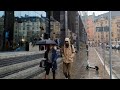 Sweden Stockholm City Centre Walk In The Rain 259
