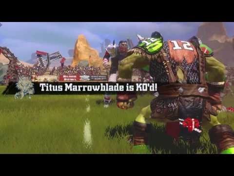 Blood Bowl 2 - Necromantic vs Orcs - TBBL
