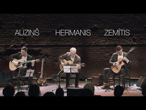 Galerijas bilde 2: AKUSTISKO ĢITĀRU TRIO AG 3 o /A. Hermanis, K. Zemītis, M. Auziņš/
