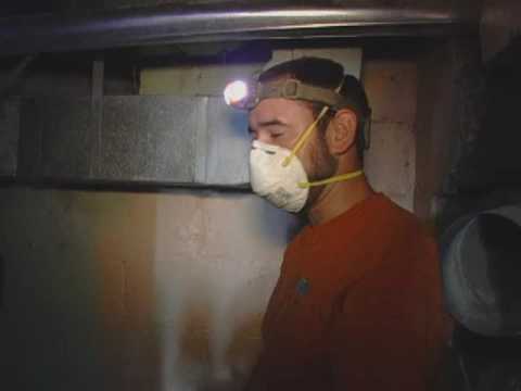 Crawlspace Air Sealing Demonstration - Weatherization