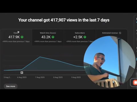i got 400k views in 7 days on a new faceless channel, here's how i did it: