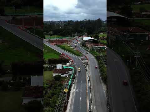 Construcción doble calzada La Ceja - Rionegro #antioquia #desarrollo #drone #videoaereo #ingenieria