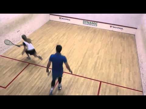 Norfolk Squash Exhibition Training Peter Barker With Juniors 003 1