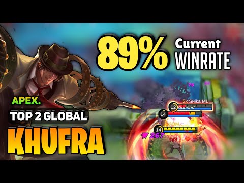 89% WINRATE! Khufra Deadly Combo [ Top 2 Global Khufra Best Build ] By APEX. - Mobile Legends