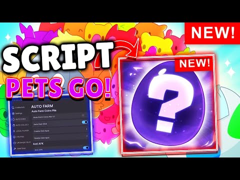 [NEW] PETS GO! Script / Hack GUI | Auto Farm Coins, Auto Roll, Auto Collect & More