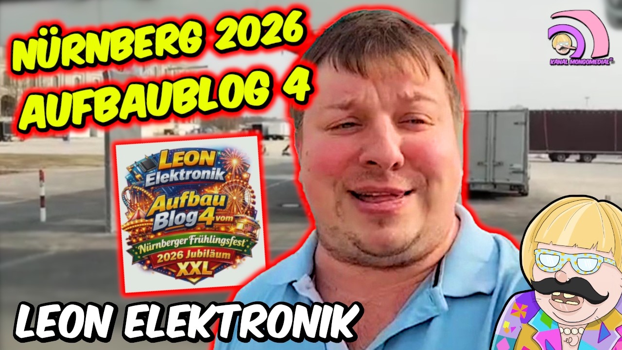 Leon Elektronik: NÜRNBERG AUFBAUBLOG 4 🎡 Der STAAAADDLLLL ist Derbey! |Kanal Mongomedial
