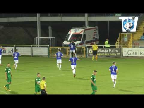 Skrót meczu I Wigry Suwałki 1:1 Warta Poznań