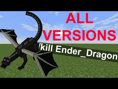 How To Kill The Minecraft Ender Dragon Using Commands | Java, Bedrock, PE
